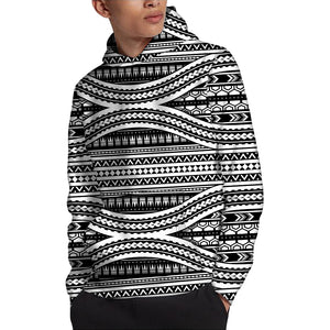 Maori Tattoo Polynesian Tribal Print Pullover Hoodie