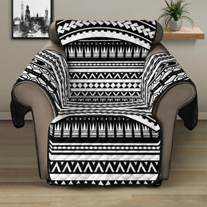 Maori Tattoo Polynesian Tribal Print Recliner Protector