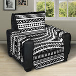 Maori Tattoo Polynesian Tribal Print Recliner Protector