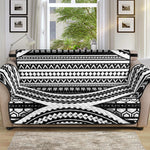 Maori Tattoo Polynesian Tribal Print Sofa Protector