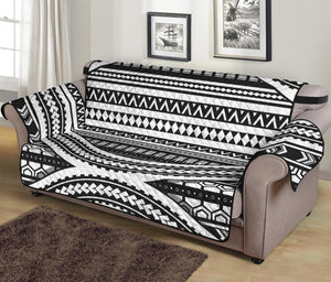 Maori Tattoo Polynesian Tribal Print Sofa Protector