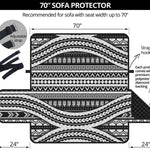 Maori Tattoo Polynesian Tribal Print Sofa Protector