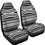 Maori Tattoo Polynesian Tribal Print Universal Fit Car Seat Covers