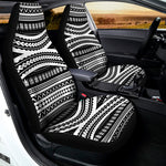 Maori Tattoo Polynesian Tribal Print Universal Fit Car Seat Covers