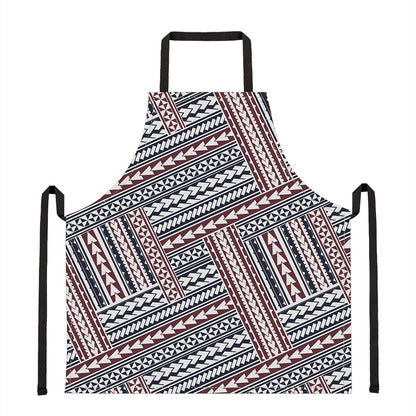 Maori Tribal Pattern Print Apron
