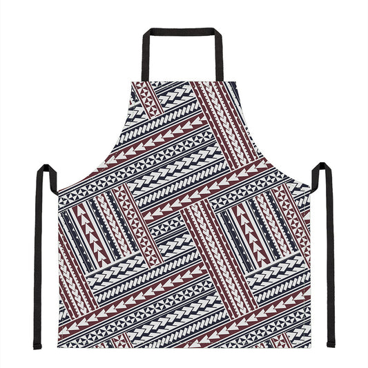 Maori Tribal Pattern Print Apron