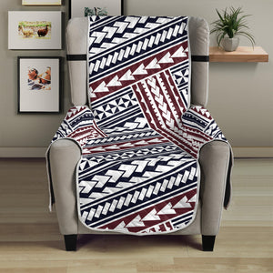 Maori Tribal Pattern Print Armchair Protector