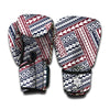 Maori Tribal Pattern Print Boxing Gloves