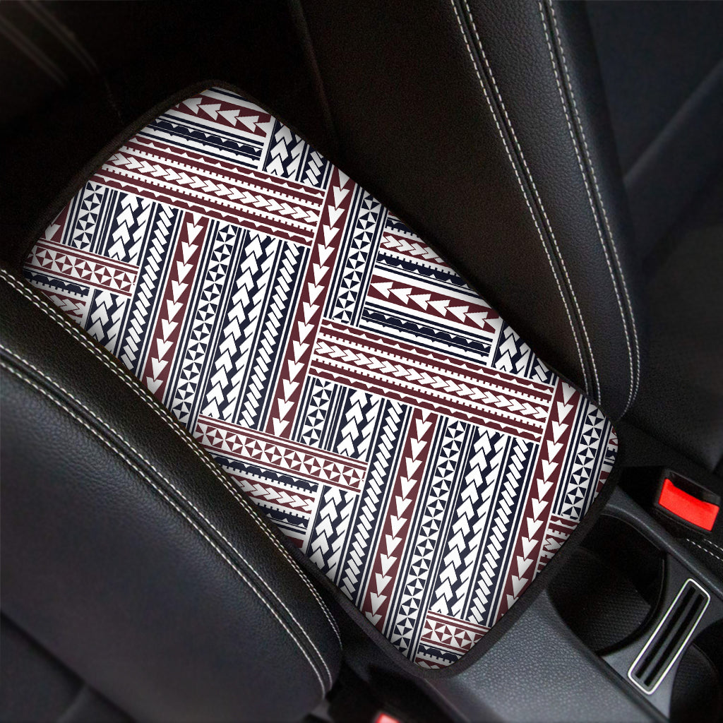 Maori Tribal Pattern Print Car Center Console Cover