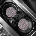 Maori Tribal Pattern Print Car Coasters