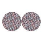 Maori Tribal Pattern Print Car Coasters