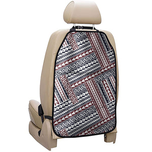 Maori Tribal Pattern Print Car Seat Organizers