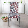 Maori Tribal Pattern Print Dining Chair Slipcover