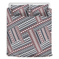 Maori Tribal Pattern Print Duvet Cover Bedding Set