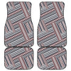 Maori Tribal Pattern Print Front and Back Car Floor Mats