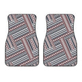 Maori Tribal Pattern Print Front Car Floor Mats