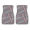 Maori Tribal Pattern Print Front Car Floor Mats