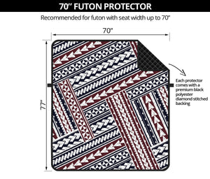 Maori Tribal Pattern Print Futon Protector