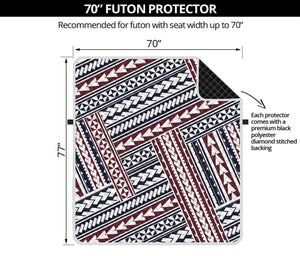 Maori Tribal Pattern Print Futon Protector