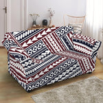 Maori Tribal Pattern Print Loveseat Slipcover