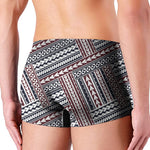 Maori Tribal Pattern Print Men's Boxer Briefs