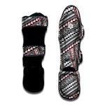 Maori Tribal Pattern Print Muay Thai Shin Guard