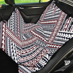 Maori Tribal Pattern Print Pet Car Back Seat Cover