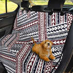 Maori Tribal Pattern Print Pet Car Back Seat Cover