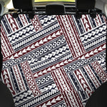 Maori Tribal Pattern Print Pet Car Back Seat Cover