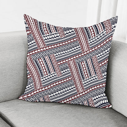 Maori Tribal Pattern Print Pillow Cover