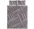 Maori Tribal Pattern Print Quilt Bed Set