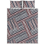 Maori Tribal Pattern Print Quilt Bed Set