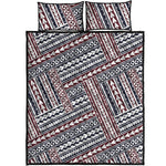 Maori Tribal Pattern Print Quilt Bed Set