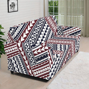 Maori Tribal Pattern Print Sofa Cover