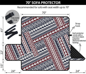 Maori Tribal Pattern Print Sofa Protector