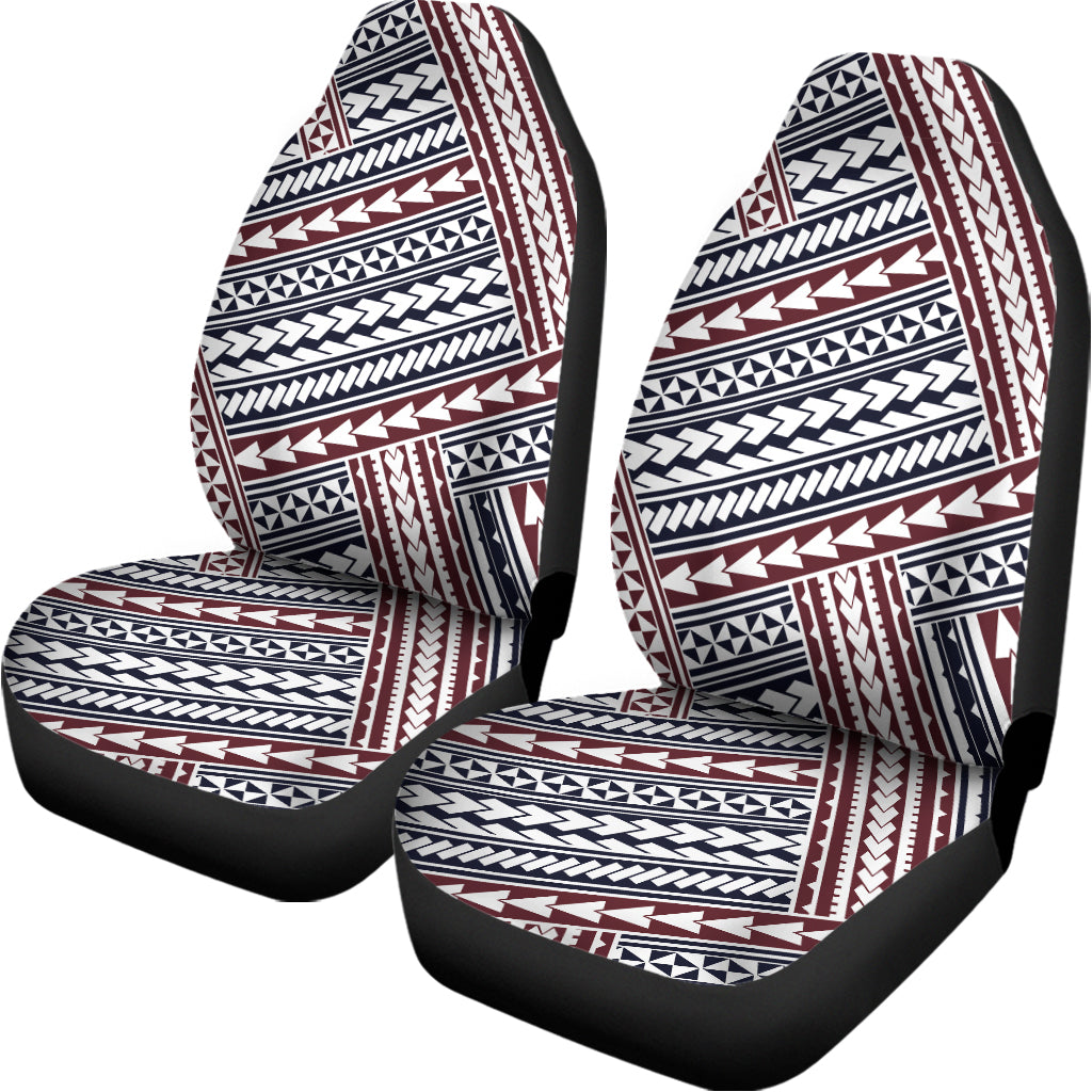 Maori Tribal Pattern Print Universal Fit Car Seat Covers