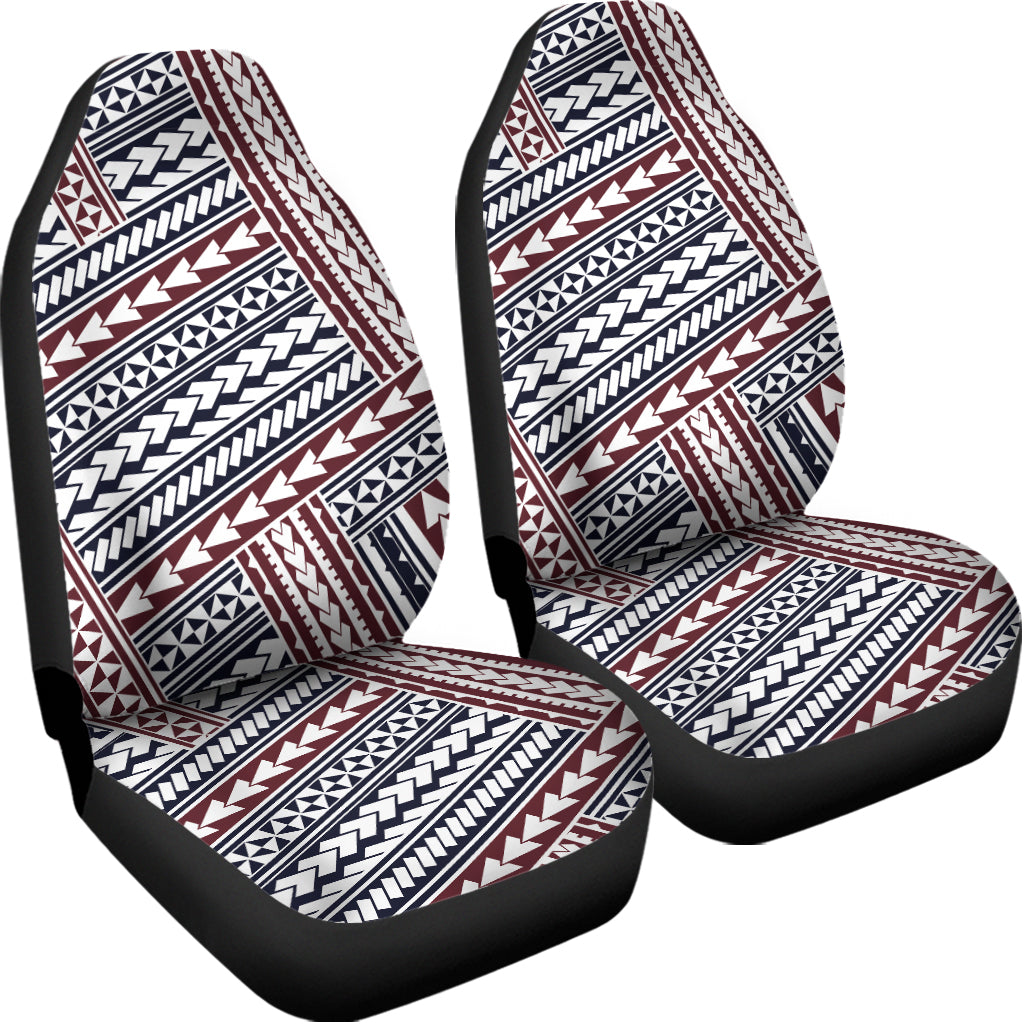 Maori Tribal Pattern Print Universal Fit Car Seat Covers