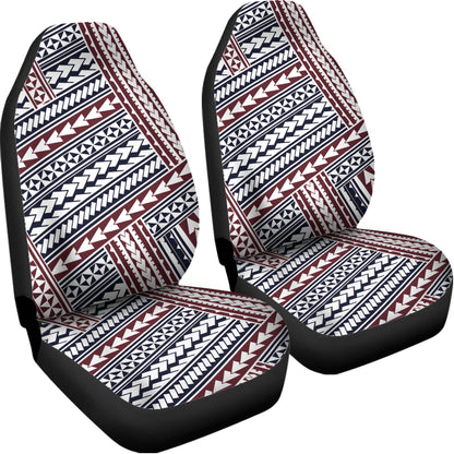Maori Tribal Pattern Print Universal Fit Car Seat Covers