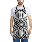 Maori Tribal Polynesian Tattoo Print Apron