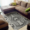 Maori Tribal Polynesian Tattoo Print Floor Mat