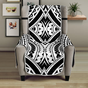 Maori Tribal Polynesian Tattoo Print Armchair Protector