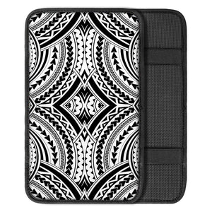 Maori Tribal Polynesian Tattoo Print Car Center Console Cover