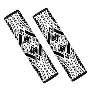 Maori Tribal Polynesian Tattoo Print Car Seat Belt Covers