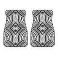 Maori Tribal Polynesian Tattoo Print Front Car Floor Mats