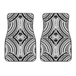 Maori Tribal Polynesian Tattoo Print Front Car Floor Mats