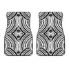 Maori Tribal Polynesian Tattoo Print Front Car Floor Mats