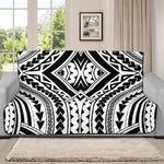 Maori Tribal Polynesian Tattoo Print Futon Protector