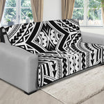 Maori Tribal Polynesian Tattoo Print Futon Protector