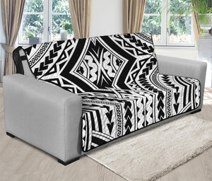 Maori Tribal Polynesian Tattoo Print Futon Protector