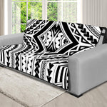 Maori Tribal Polynesian Tattoo Print Futon Protector